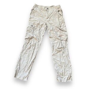 Columbia OmniShade Sun Protection Cargo Pants Sz 30x30 regular fit khaki nylon